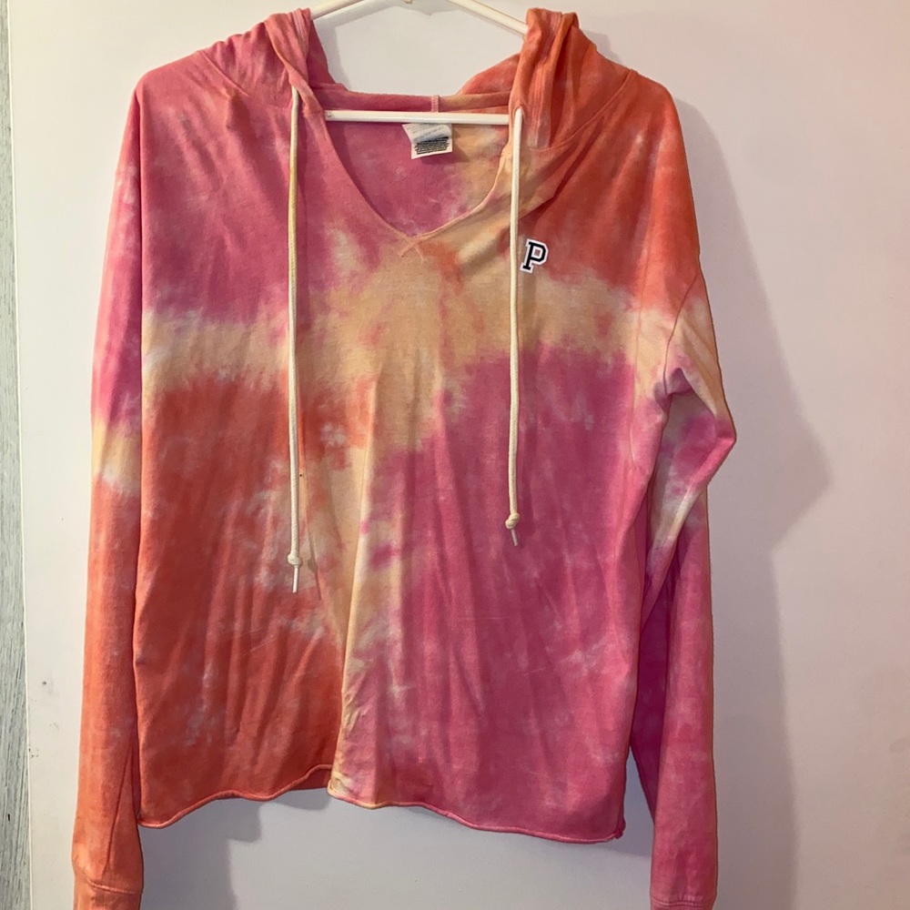 Pink light weight pullover